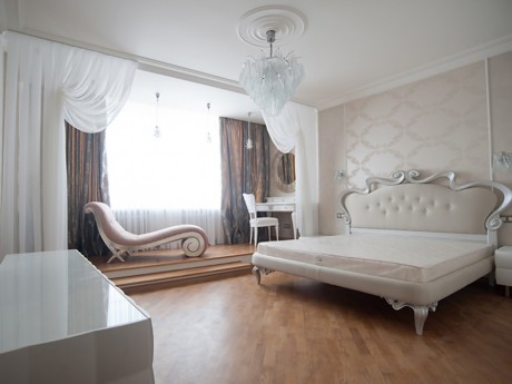 Дизайн интерьера квартиры: Москва, Архитектора Власова, 277 м2. Cтиль классика. Спальня